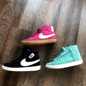3 Pairs of Nike Blazers